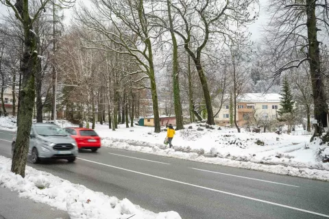 Nova soseska bo ume&scaron;čena na območje OPPN Partizan, ob glavni cesti skozi Jesenice pod stavbo TVD Partizan. / Foto: Nik Bertoncelj