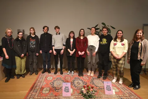 literarni natečaj france pibernik "samo odločiti se moraš" knjižnica kranj nagrajenci nagrajena dela / Foto: Gorazd Kavčič