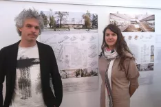 predstavitev natečajne re&scaron;itve nova knjižnica &Scaron;kofja Loka občina tiskovna konferenca / Foto: Gorazd Kavčič