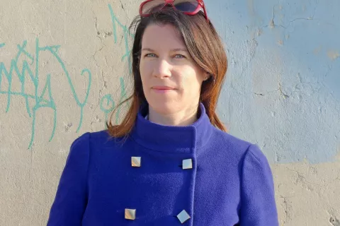 Mateja Peršolja poučuje matematiko na Osnovni šoli Preserje pri Radomljah / Foto: osebni arhiv / Foto: 