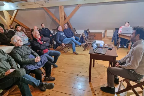 V &Scaron;ubičevi hi&scaron;i je minuli teden potekala javna razprava o predlogu vizije in ciljev na področju razvoja prometa. / Foto: Mateja Rant