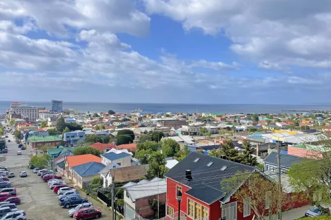 Razgled z Mirador Cerro de la Cruz na Punto Arenas / Foto:   