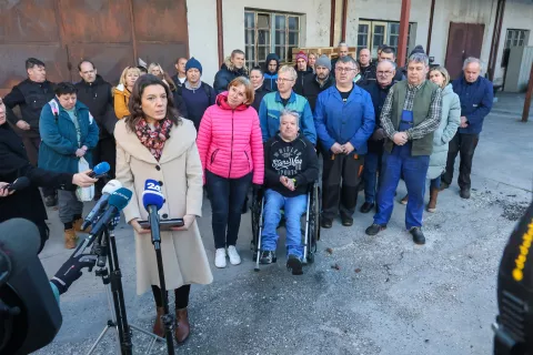 načrtovani likvidaciji invalidskega podjetja CSS Škofja loka / Foto: Tina Dokl