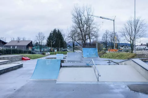 Skatepark Domžale bo kmalu dočakal prenovo. / Foto: Jure Gubanc/občina Domžale