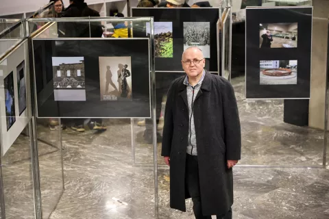 fotografska razstava Slovenske haige avtor Edin Saračević, MKK / Foto: Tina Dokl