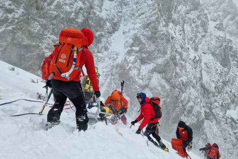 Lani j bilo eno najzahtevnejših reševanj / Foto: Arhiv Grs Kamnik 