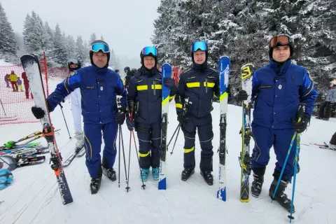 Hrvaška policista / Foto: Arhiv Pu Kranj