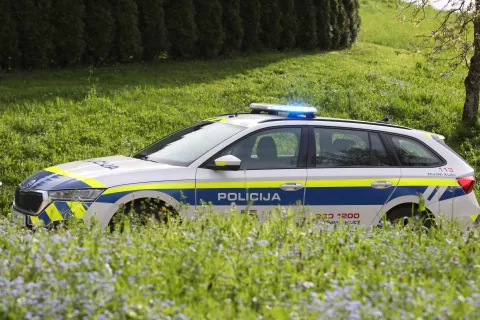 streljanje uboj Podgora občina Gorenja vas - Poljane Policijska postaja Škofja Loka policija iskanje helikopter policijski psi / Foto: Gorazd Kavčič