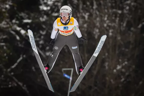 Ljubno ob Savinji.Odprtje tekmovanja za FIS svetovni pokal v smucarskih skokih za zenske.Slovenska smucarska skakalka Nika Prevc. / Foto: Bor Slana/sta