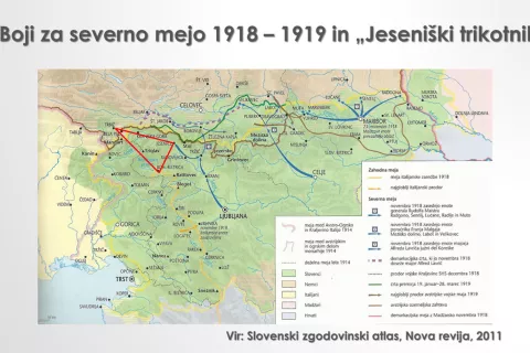 Karel Šefman in njegova četa sta imela veliko vlogo pri branjenju ozemlja pred italijansko vojsko, ki je nameravala zavzeti tako imenovani jeseniški trikotnik. / Foto: arhiv Andreja Žemve