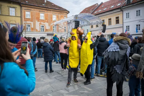 Pust v Kranju / Foto: Primož Pičulin