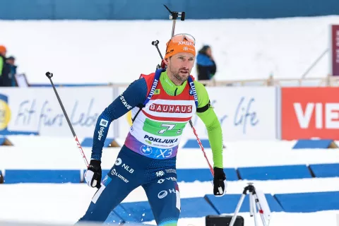 BMW IBU svetovni pokalu biatlon 2025 Pokljuka Jakov Fak / Foto: Tina Dokl