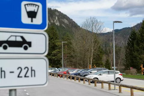 Čas, v katerem se plačuje parkirnina, je med 6. in 22. uro. / Foto: Nik Bertoncelj