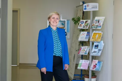 Jana Lavtižar predsednica Društvo medicinskih sester, babic in zdravstvenih tehnikov gorenjske / Foto: Tina Dokl