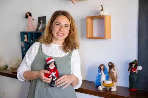 Portret Petra Vengar - Petruška / Foto: Nik Bertoncelj