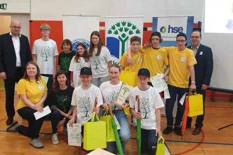 Zmagovalka letošnjega Ekokviza je ekipa Šubici iz OŠ Poljane. / Foto: Arhiv Ekošole