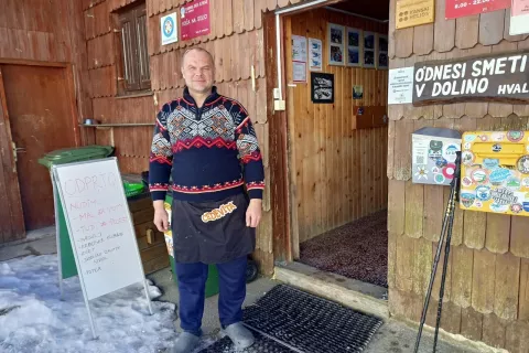 Novi oskrbnik Boštjan Zajc. / Foto: Janko Rabič
