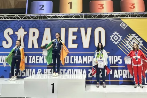 Neža Guštin je med mladinkami osvojila tretje mesto. / Foto: Osebi Arhiv