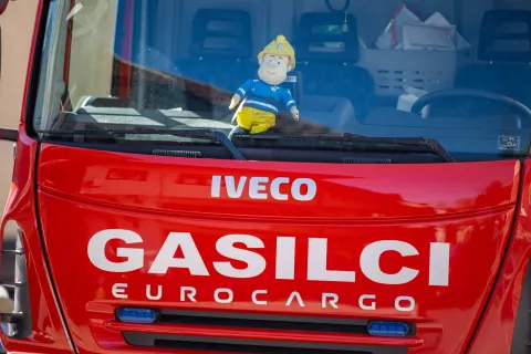 Simbolična fotografija gasilci / Foto: Nik Bertoncelj