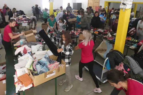 Na škofjeloški izmenjevalnici je vedno živahno. / Foto: arhiv Gorenjskega glasa