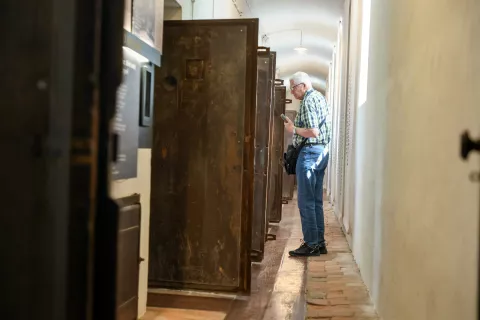 slovesnost ob zaključku zaključek obnove grobišča talcev in obnovljeni muzej talcev Begunje / Foto: Tina Dokl