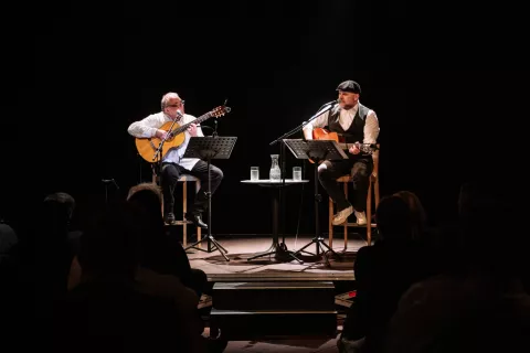 VEČER UGLASBENE POEZIJE (BALAŠEVIĆEVE PESMI) / Foto: Primož Pičulin