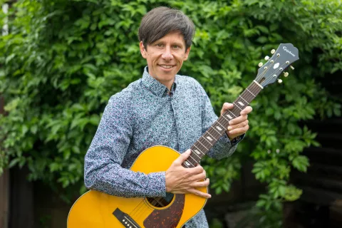 Matic Pelcel, glasbenik / Foto: Primož Pičulin