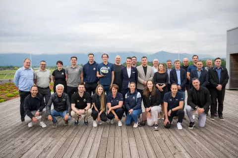 Predstavitveni dogodek KK Triglav in ŽKK Triglav v Kranju / Foto: Primož Pičulin