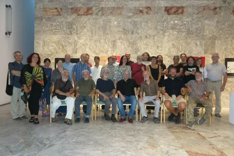 Z razstave po lanski Koloniji Iveta Šubica / Foto: Igor Kavčič