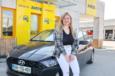 Od gorenjskih finalistov izbora Najboljši za volanom 2025 se je najbolje odrezala Kranjčanka Teja Kopar, ki je bila sedma. / Foto: Tina Dokl