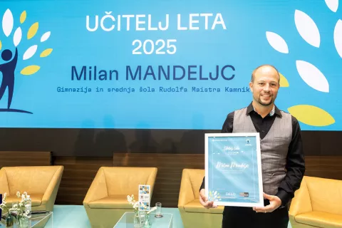 Milan Mandeljc, učitelj leta 2025 / Foto: Matej Misic