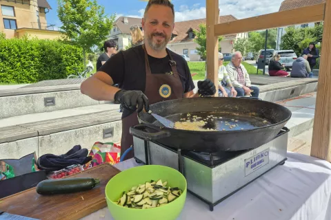 Jure Galičič, kranjska klobasa, hrana / Foto: Ana Jagodic Dolžan