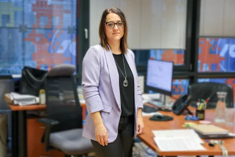 Branka Brenkuš, svetovalka za dolgotrajno oskrbo na CSD Gorenjska / Foto: Tina Dokl