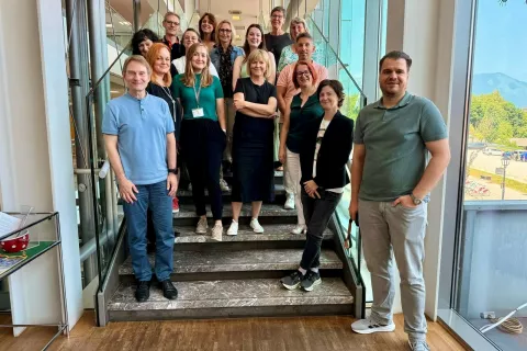 Projekt E-PAC: Prehodi kot priložnost – udeleženci srečanja v Kranju / Foto: arhiv MKK