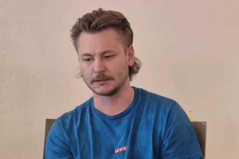 Član organizacijskega odbora diskölökalov iz Zavoda Diskölöka / Foto: Klara Mrak