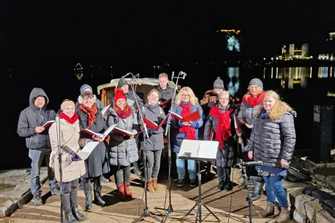 Zaključek leta 2023 na Krogu prijateljstva v organizaciji Zavoda za turizem Bled na Mlinem / Foto: Arhiv Avtorice