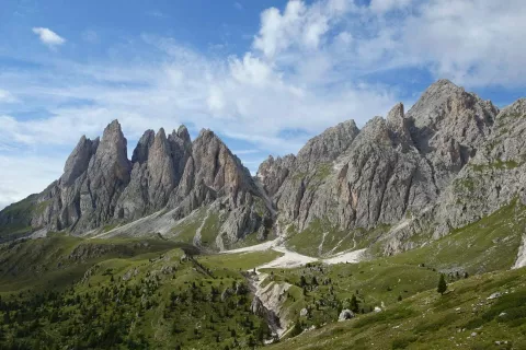 Pogled na špice. Sass Rigais je desno.  / Foto: Jelena Justin