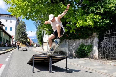 na klanc 2025 tekmovanje skate Kranj na fotografiji Klemen Bučan / Foto: Tina Dokl