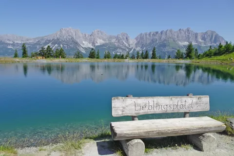 Pogled na celotno skupino Wilder Kaiser. Najvišji vrh je v sredini. / Foto: Jelena Justin