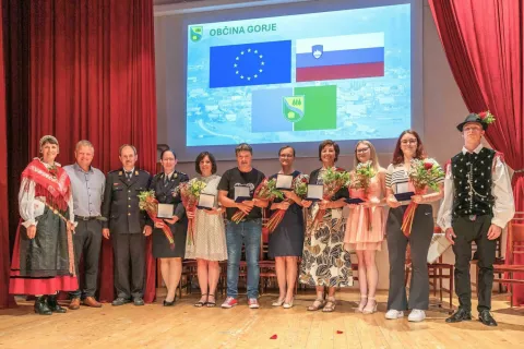 Nagrajenci Gorje / Foto: Miro Zalokar