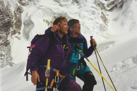 Andrej in Davo Karničar, odprava Anapurna / Foto: Osebni Arhiv
