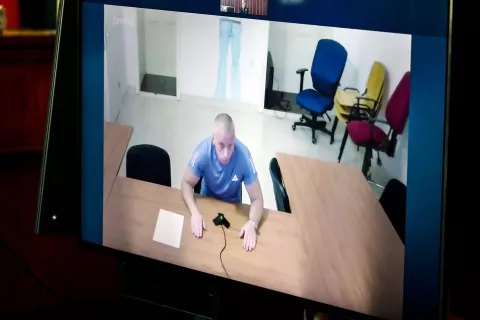 ponovno sojenje Emir Bajrektarević zaradi kaznivo dejanje poskus uboja, sodišče Kranj / Foto: Tina Dokl