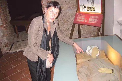 Dr. Verena Vidrih Perko z razstavo Zlata doba Karnija tudi v svetu želi opozoriti na edinstvenost kranjskih najdb iz obdobja selitev narodov. / Foto: 