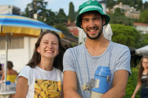 Tine Zevnik, Zala Rus / Foto: Osebni Arhiv