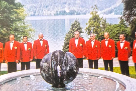 Oktet LIP Bled, srečanje šestnajstih evropskih predsednikov 2003 na Bledu / Foto: Arhiv Avtorice