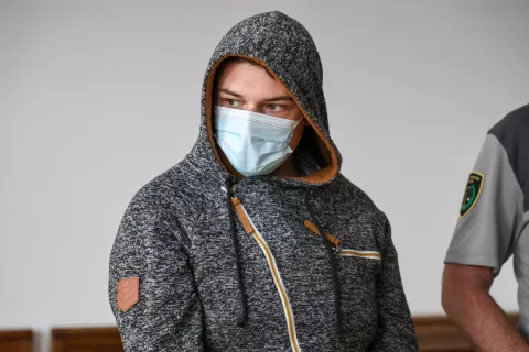 sojenje pred obravnavni narok za uboj soproge Mitja Kocjančič sodišče Kranj na fotografiji Mitja Kocjančič obdolženec / Foto: Tina Dokl