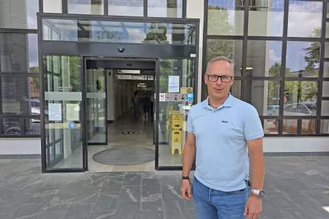 Direktor kamniškega zdravstvenega doma dr. Sašo Rebolj / Foto: Špela Šimenc