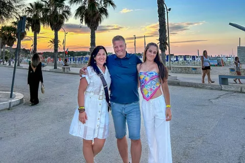 Župan Občine Gorje Peter Torkar je letošnji oddih z družino preživel na Siciliji. / Foto: osebni arhiv