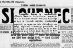 Poročanje v časopisu Slovenec / Foto: Renton.si