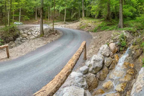 Nova cesta proti Planina Planinca - Dolina Draga - Begunje na Gorenjskem - Občina Radovljica / Foto: Nik Bertoncelj